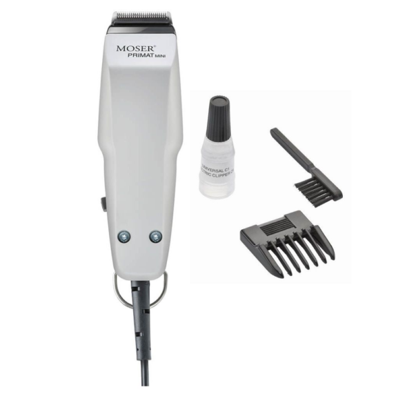 Plaukų kirpimo mašinėlė MOSER 1411-0051 Primat Mini light grey