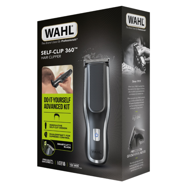 Plaukų kirpimo mašinėlė WAHL 3028049 Self-Clip 360, belaidė, USB - Image 3